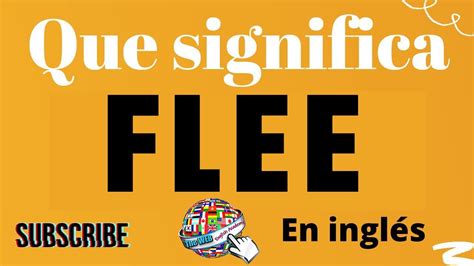 flee traducción|flee in spanish translation.